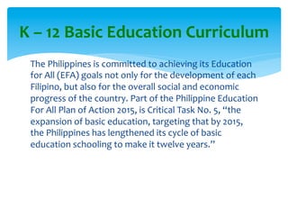 Curriculum models (Philippines' Curriculum Models)