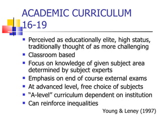 Curriculum models long | PPT