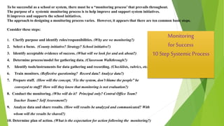Curriculum monitoring | PPTX