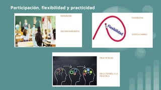 Participación, flexibilidad y practicidad
 