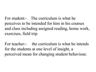 Curriculum development | PPT