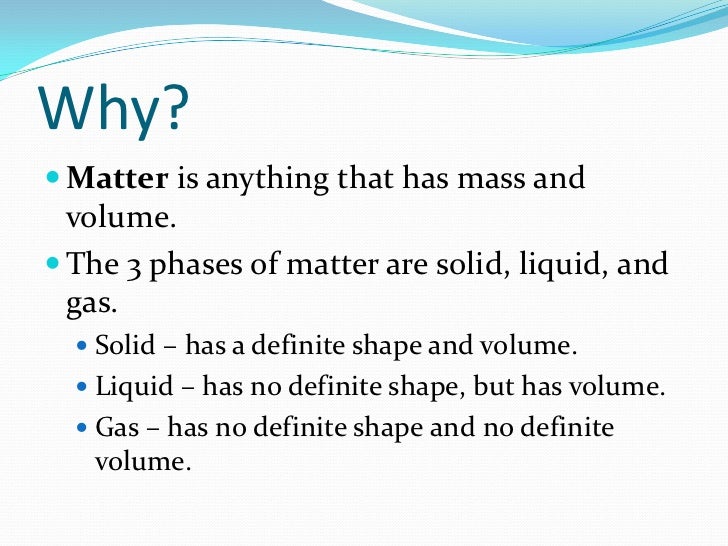 Phases of Matter Experiment