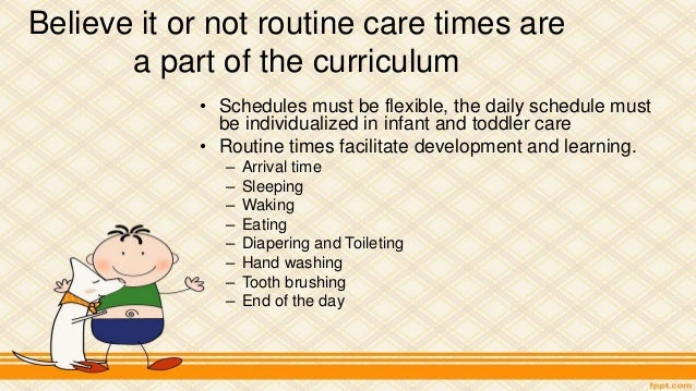 infant daily schedules