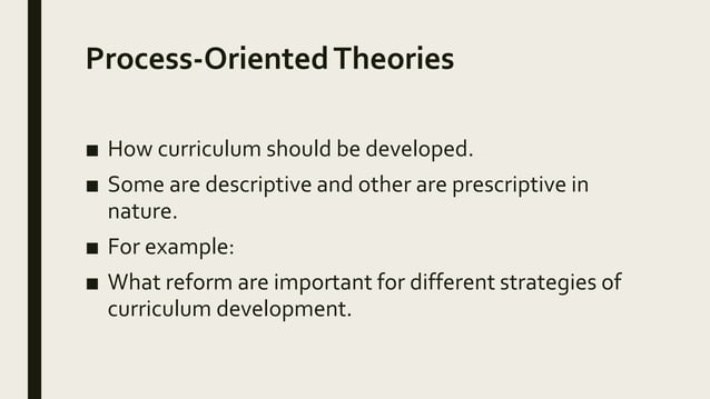 THEORIES OF CURRICULUM AND THEIR MAJOR STRUCTURE | PPTX | Education