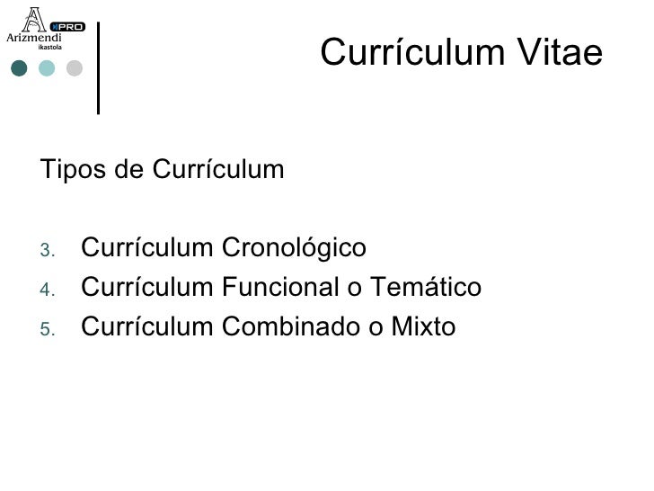 curriculum vitae