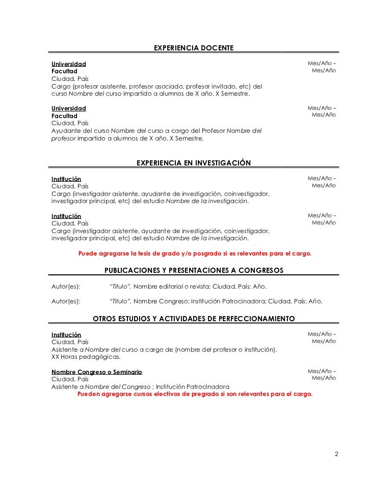 curriculum vitae 2 728