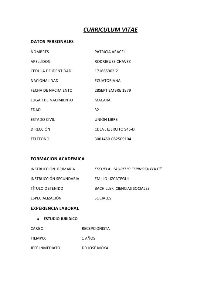 Curriculum Vitae