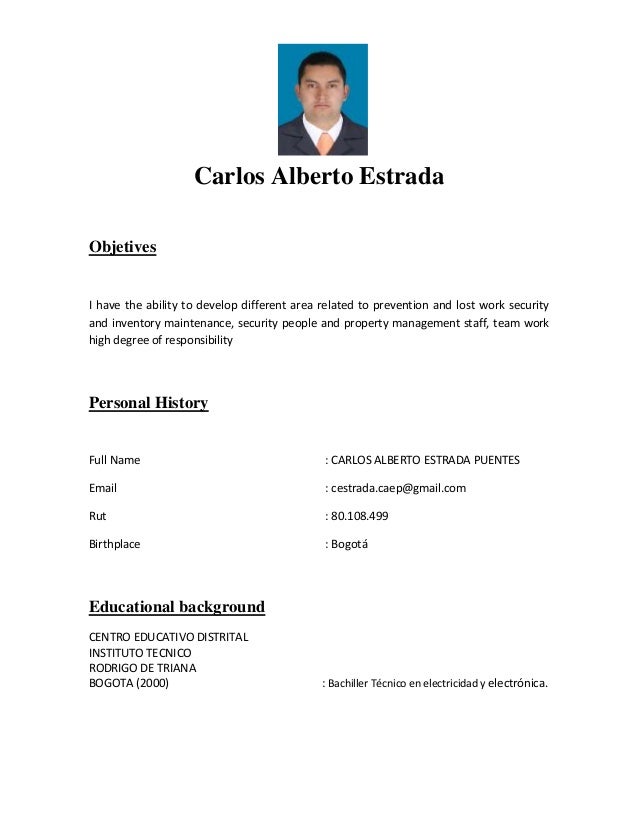 currículos vitae
