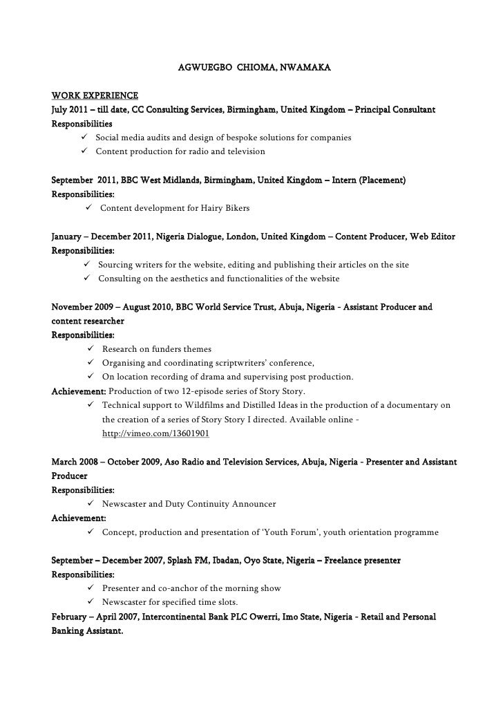 curriculum vitae united states curriculum vitae