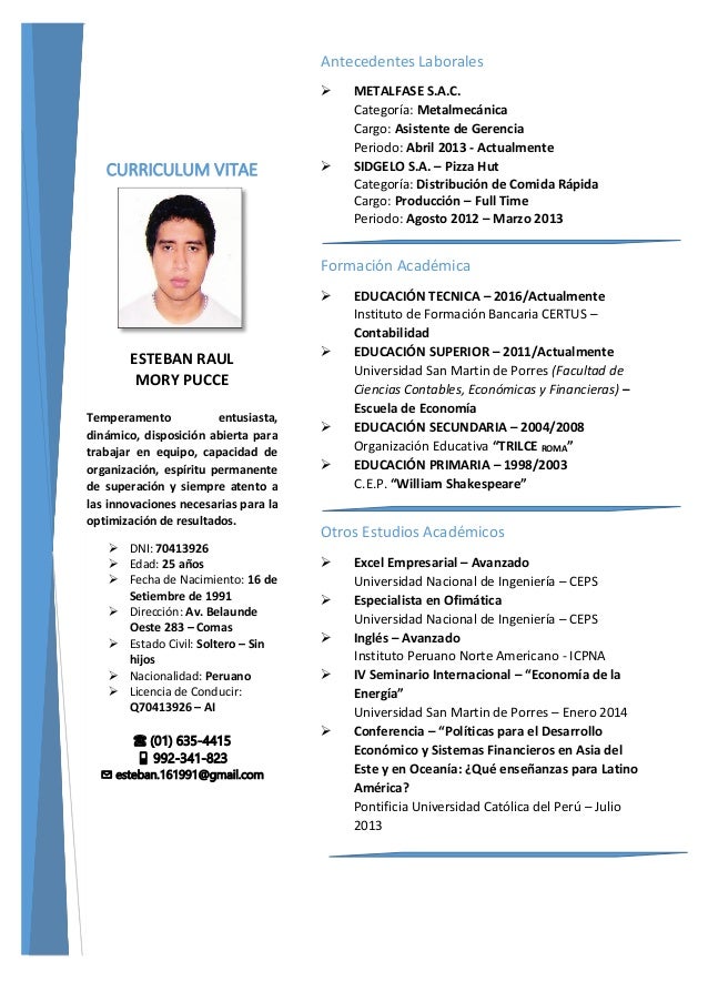 Curriculum Vitae