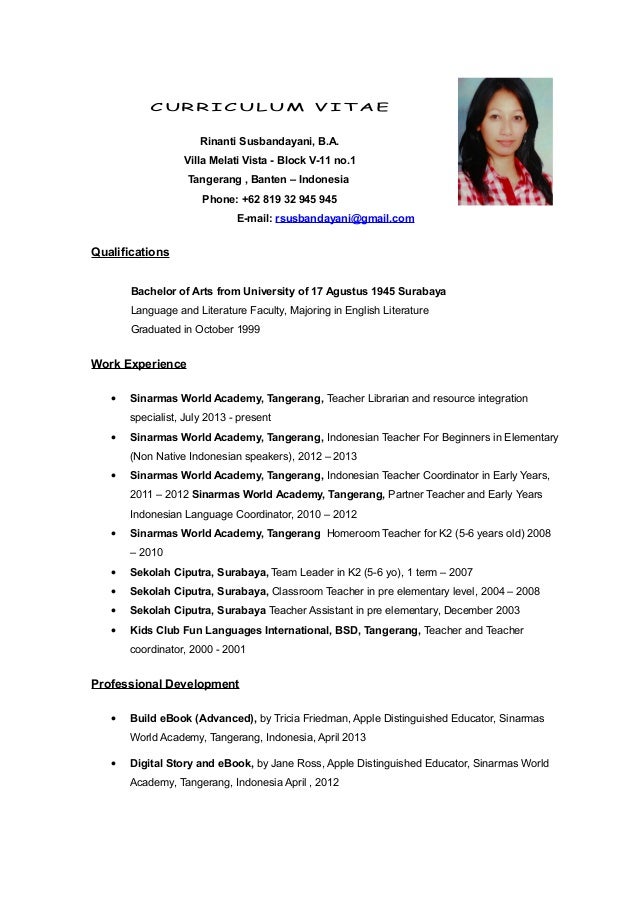 curriculum vitae rie curricula vitae