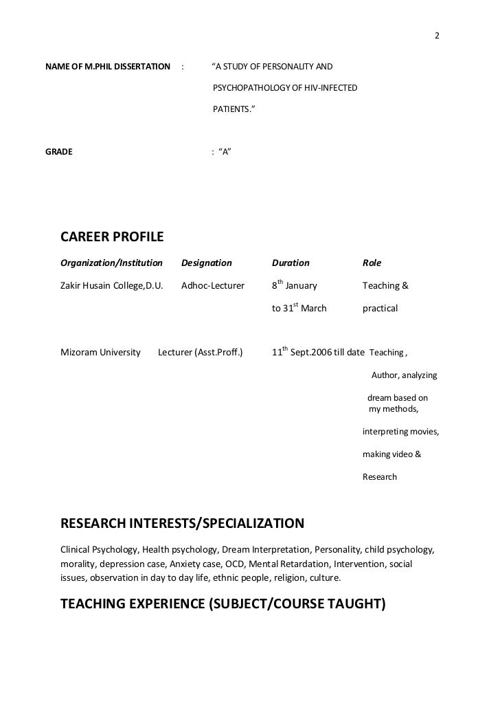 Phd thesis on mental retardation