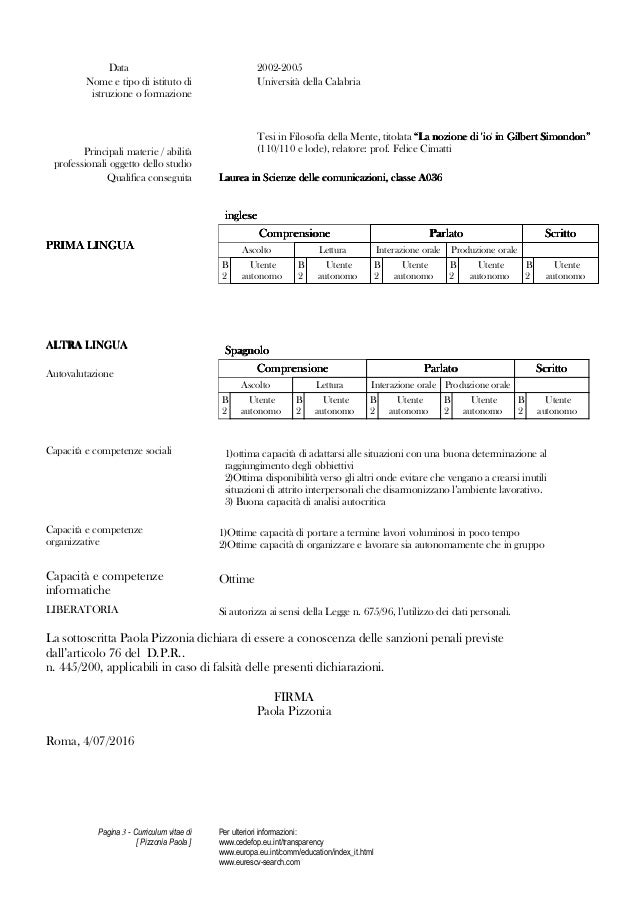 Sottoscrizione curriculum vitae 06 image