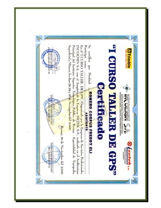 Curriculum Vitae de Freddy Romero Corpus