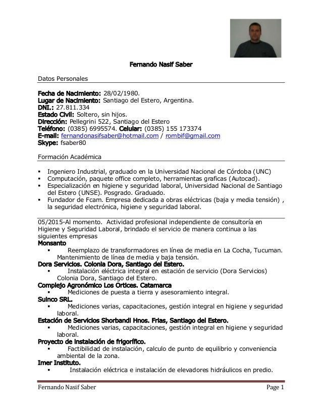 Resume summary examples picture