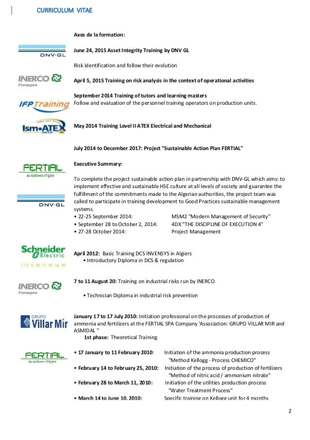 Gm curriculum vitae picture