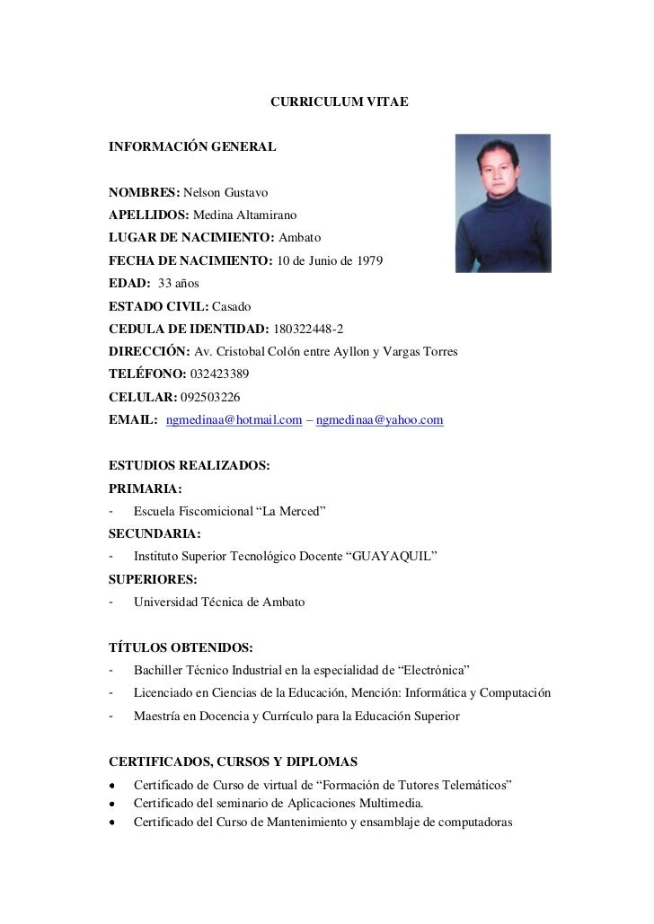curriculum vitae nelson medina 1 728