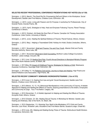 Curriculum vitae summary | PDF