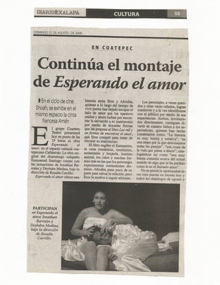 Curriculum artistico