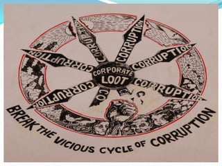 Gift giving in many village traditions, for example, is not considered corruption as the transaction is transparent and not secret; the scale is modest, not life-changing; the benefits are usually shared with the community, for example the council of elders; and thepublic rights are not violated.If only corruption were this obvious...