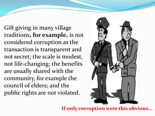 Effect of corruption in Society