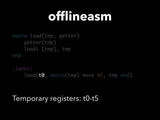 A compact bytecode format for JavaScriptCore | PDF