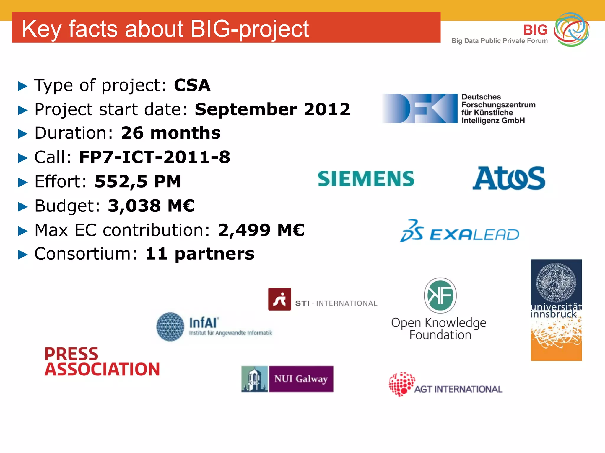 Digital Enterprise Research Institute www.deri.ie
Enabling networked knowledge
n  Big Data & Data Quality
¨  S. Lavalle, E. Lesser, R. Shockley, M. S. Hopkins, and N. Kruschwitz, “Big Data,
Analytics and the Path from Insights to Value,” MIT Sloan Management Review, vol.
52, no. 2, pp. 21–32, 2011.
¨  A. Haug and J. S. Arlbjørn, “Barriers to master data quality,” Journal of Enterprise
Information Management, vol. 24, no. 3, pp. 288–303, 2011.
¨  R. Silvola, O. Jaaskelainen, H. Kropsu-Vehkapera, and H. Haapasalo, “Managing one
master data – challenges and preconditions,” Industrial Management & Data
Systems, vol. 111, no. 1, pp. 146–162, 2011.
¨  E. Curry, S. Hasan, and S. O’Riain, “Enterprise Energy Management using a Linked
Dataspace for Energy Intelligence,” in Second IFIP Conference on Sustainable
Internet and ICT for Sustainability, 2012.
¨  D. Loshin, Master Data Management. San Francisco, CA, USA: Morgan Kaufmann
Publishers Inc., 2008.
¨  B. Otto and A. Reichert, “Organizing Master Data Management: Findings from an
Expert Survey,” in Proceedings of the 2010 ACM Symposium on Applied Computing
- SAC ’10, 2010, pp. 106–110.
Selected References
50
 