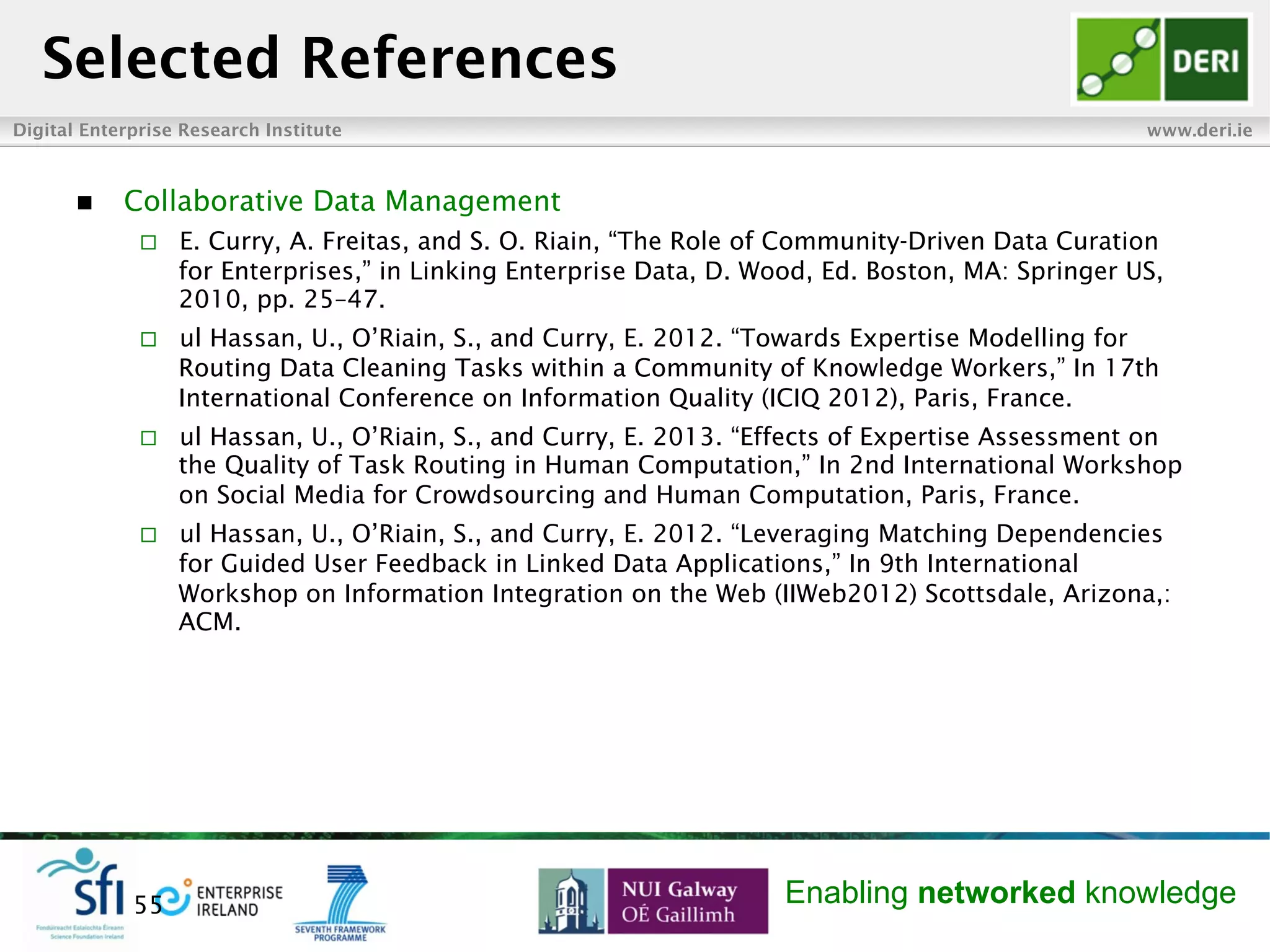 Collaborative Data Management: How Crowdsourcing Can Help To Manage Data