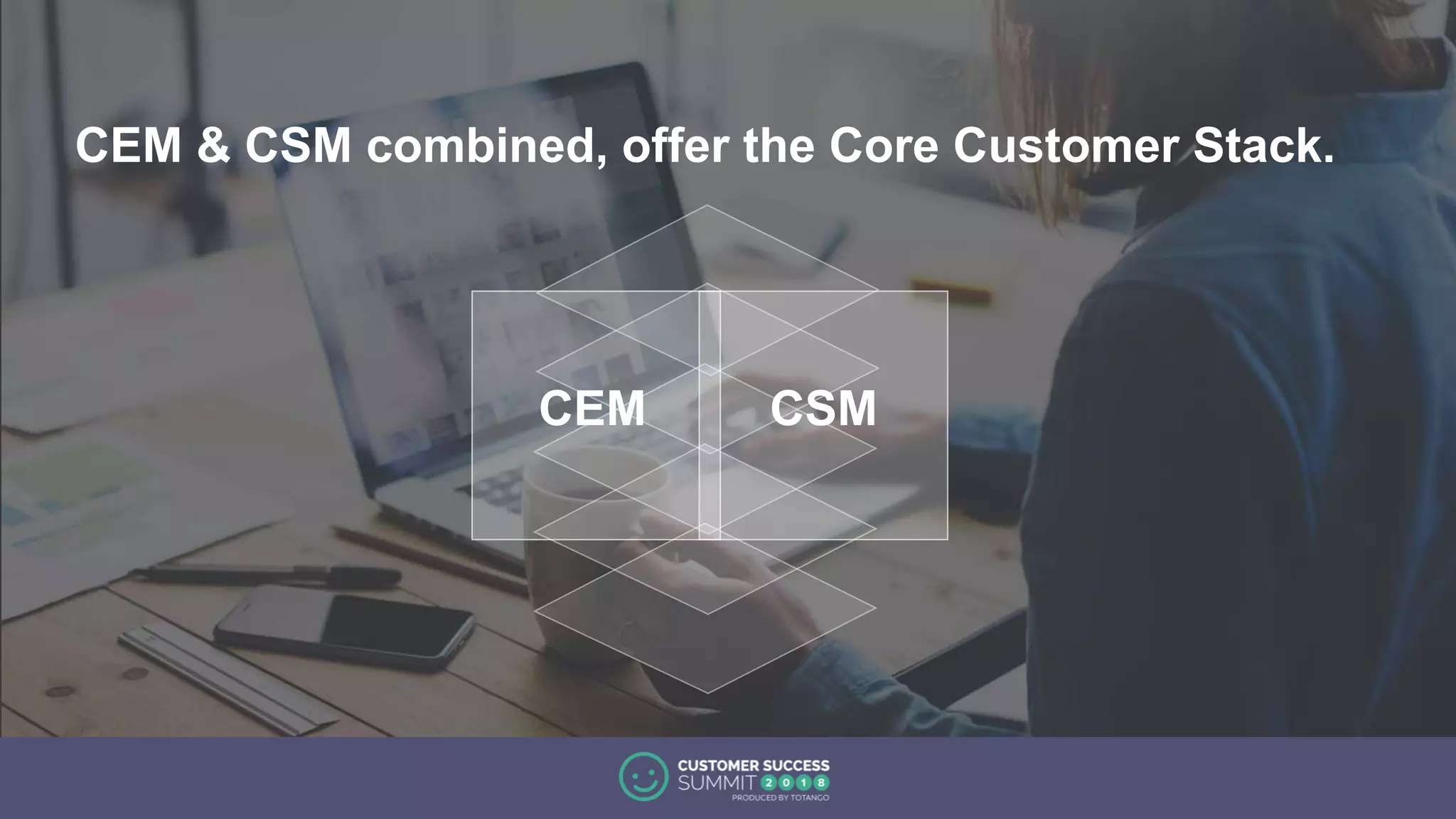 CEM & CSM combined, offer the Core Customer Stack.
CEM CSM
 