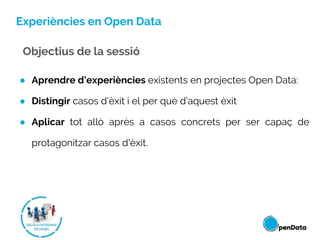 Curs 2.1. Experiències en Open Data