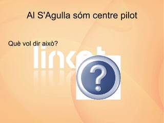 Al S'Agulla sóm centre pilot Què vol dir això? 