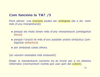 Curs urgent de traducci automtica