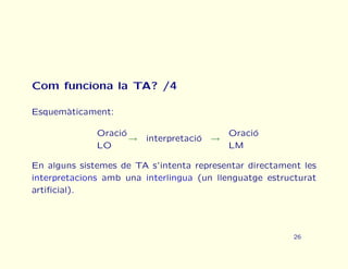 Curs urgent de traducci automtica