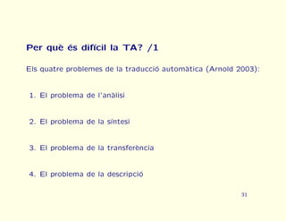 Curs urgent de traducci automtica
