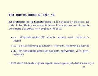Curs urgent de traducci automtica