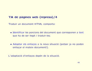 Curs urgent de traducci automtica