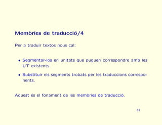 Curs urgent de traducci automtica