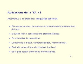 Curs urgent de traducci automtica
