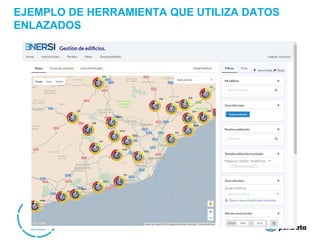 EJEMPLO DE HERRAMIENTA QUE UTILIZA DATOS
ENLAZADOS
 