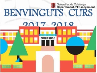 BENVINGUTS CURS
2017-2018
 
