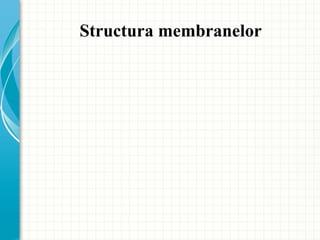Structura membranelor
 