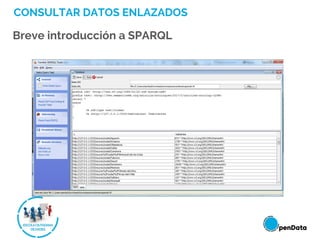 CONSULTAR DATOS ENLAZADOS
Breve introducción a SPARQL
 