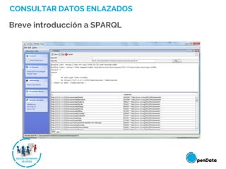 CONSULTAR DATOS ENLAZADOS
Breve introducción a SPARQL
 