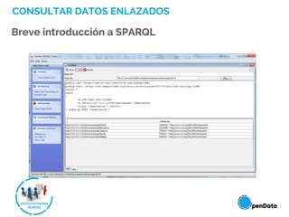 CONSULTAR DATOS ENLAZADOS
Breve introducción a SPARQL
 