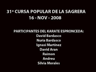 Cursa La Sagrera 2008