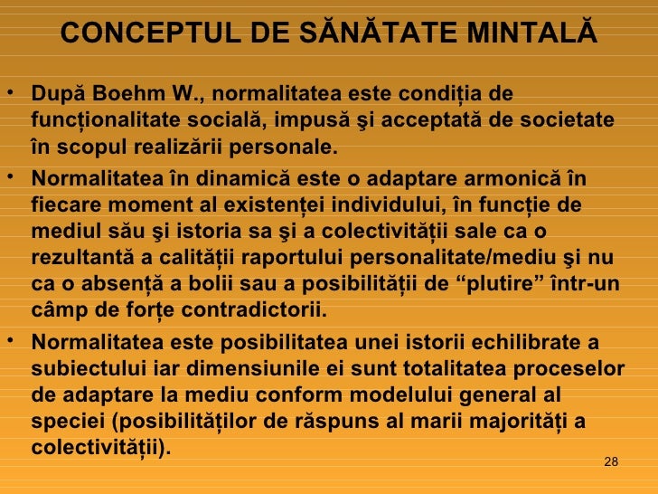 Conceptul de sanatate