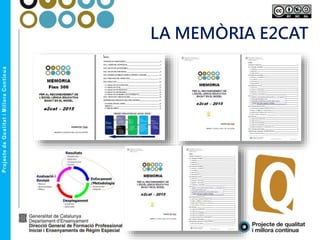 LA MEMÒRIA E2CAT
 