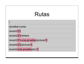 Rutas
/
/prueba-curso
/event/23
/event/23/where
/event/23-una-prueba/picture/3
/event/23/picture/3
/event/una-prueba/pic/3
 