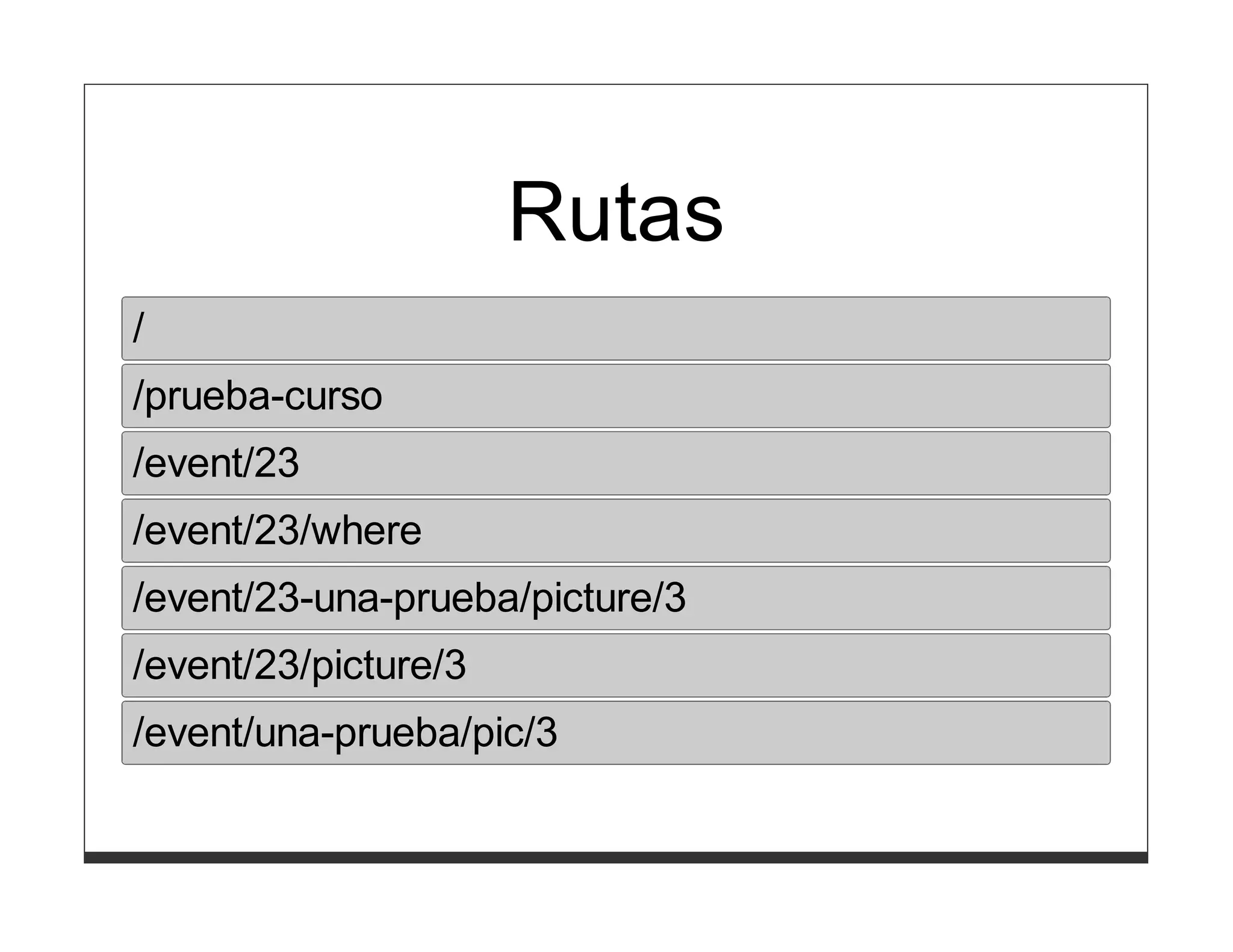 Rutas
/
/prueba-curso
/event/23
/event/23/where
/event/23-una-prueba/picture/3
/event/23/picture/3
/event/una-prueba/pic/3
 