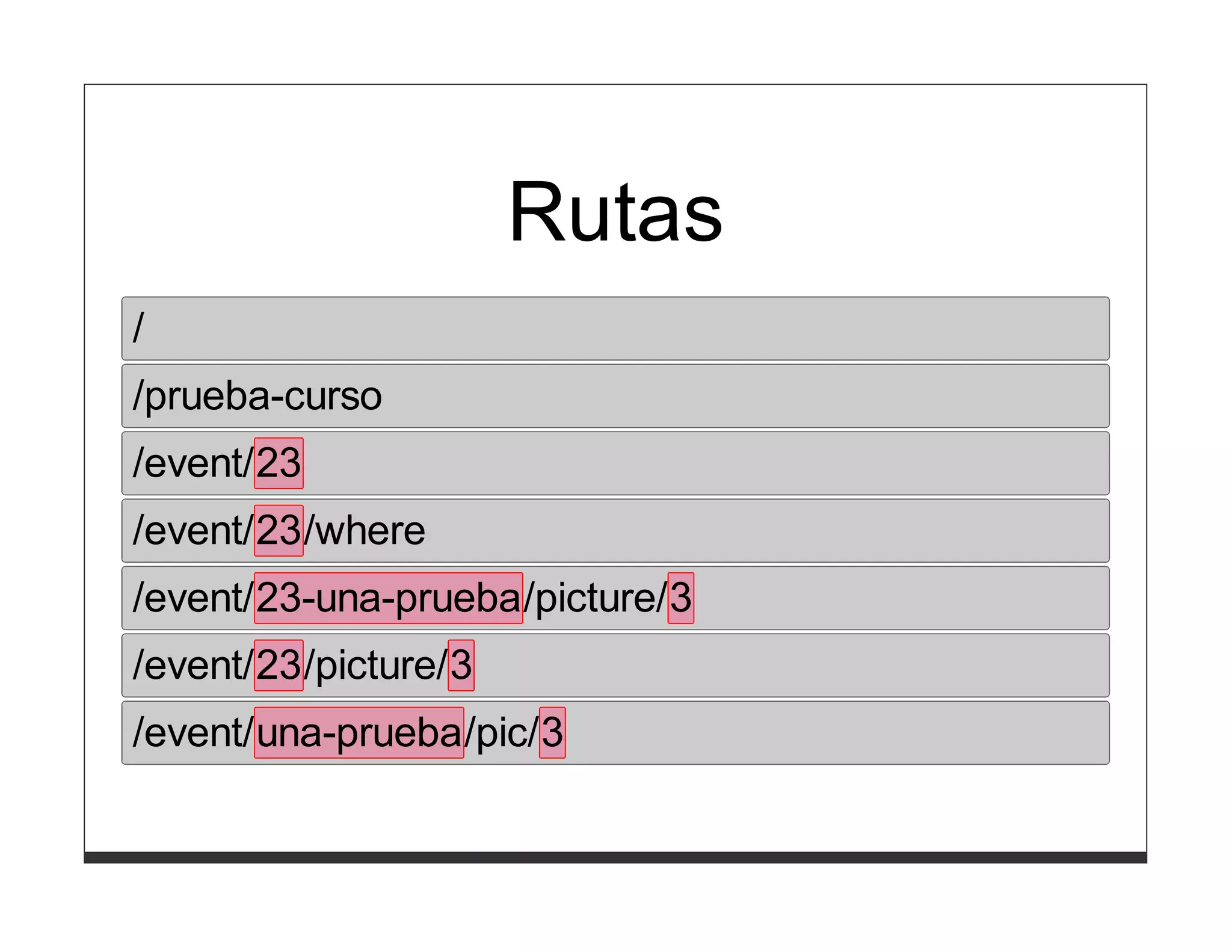 Rutas
/
/prueba-curso
/event/23
/event/23/where
/event/23-una-prueba/picture/3
/event/23/picture/3
/event/una-prueba/pic/3
 